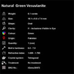 6.1 ct Green Vesuvianite - iGemz30472 gemstone for sale at igemz.co.za