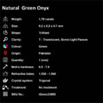 1.79 ct Green Onyx - iGemz33885 gemstone for sale at igemz.co.za