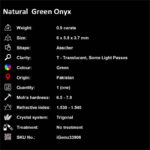 0.9 ct Green Onyx - iGemz33906 gemstone for sale at igemz.co.za