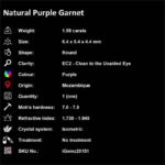 1.59 ct Grape Garnet - iGemz20151