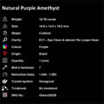 12.79 ct Purple Amethyst - iGemz20229