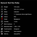 7.63 ct Red Star Ruby - iGemz24712 gemstone for sale at igemz.co.za