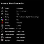 2.04 ct Blue Tanzanite - iGemz32465 gemstone for sale at igemz.co.za