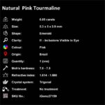 0.85 ct Pink Tourmaline - iGemz27159 gemstone for sale at igemz.co.za